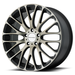 KMC KM693 Maze 20X8.5 Satin Black with Machined Face and Tinted Clear