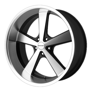 KMC KM701 Nova 20X8.5 Gloss Black Machined Face