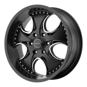 KMC KM755 Venom 20X8.5 High Temp Matte Black Coated