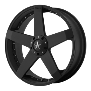 KMC KM775 Rockstar Car 18X8 High Temp Matte Black Coated