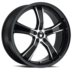 Konig Airstrike 17X8 Black Machined