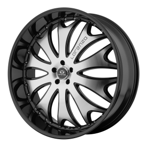 Lorenzo WL29 22X10 Gloss Black With Machined Face