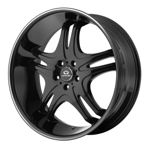 Lorenzo WL31 22X10 Gloss Black With Clearcoat