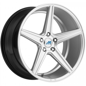 Mach M1 20X10 PLATINUM SILVER / DIAMOND CUT FACE