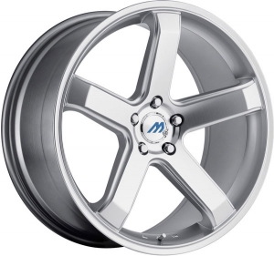 Mach M5 19X9.5 Hyper Silver Machined