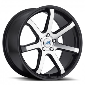 Mach M7 20X9.5 Gloss Black Machined