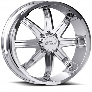 Milanni 446 Kool Whip 8 20X9 Chrome