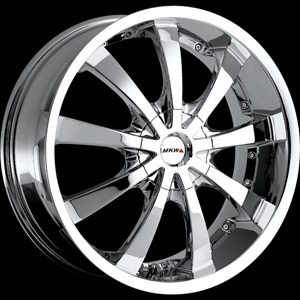 MKW Type 102 Chrome 20 X 8 Inch Wheel
