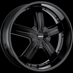 MKW Type 103 Black 24 X 9.5 Inch Wheel