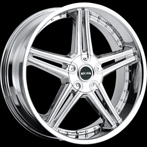 MKW Type 104 Chrome 22 X 8.5 Inch Wheel