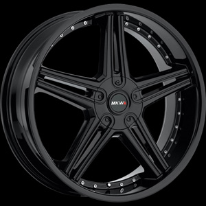MKW Type 104 Black 20 X 8 Inch Wheel