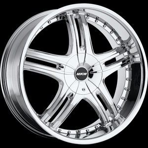 MKW Type 105 Chrome 26 X 9.5 Inch Wheel