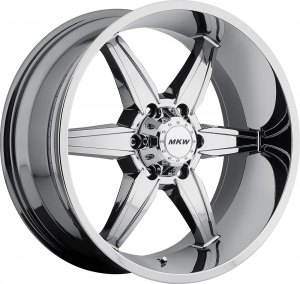 MKW M89 (6 Spokes) 16X8 Chrome