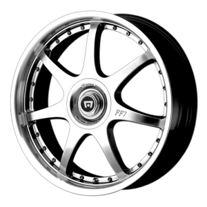 Motegi FF7 17X7 Bright Silver With Clearcoat