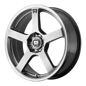 Motegi MR116 17X7 Dark Silver With Machined Flange