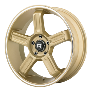 Motegi MR122 18X8 Gold With Machined Stripe