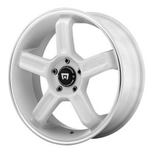 Motegi MR122 17X8 White With Machined Stripe