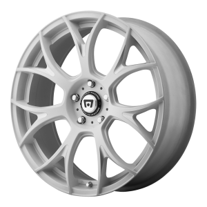 Motegi MR126 20X8.5 Matt White With Milled Accents