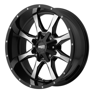 Moto Metal MO970 17X8 Gloss Black With Milled Accents