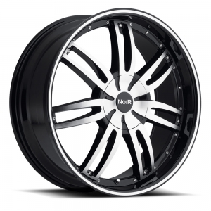 Noir Chaos 22X8.5 Black Machined