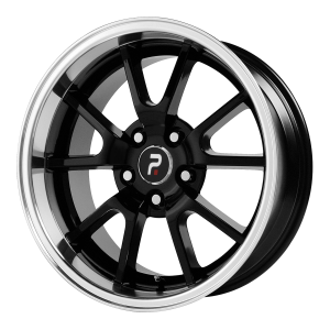 OE Creations PR118 18X9 Gloss Black With Machined Lip