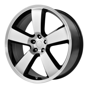 OE Creations PR119 20X9 Gloss Black With Machined Lip