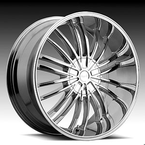 Pinnacle P62 Via Chrome 20 X 8.5 Inch Wheels