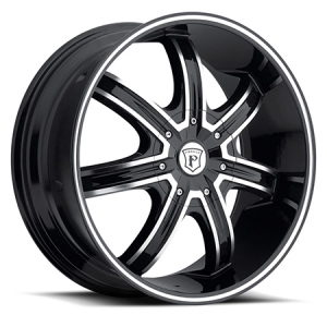 Pinnacle P84 Fnexxa 22X9.5 Black Machine
