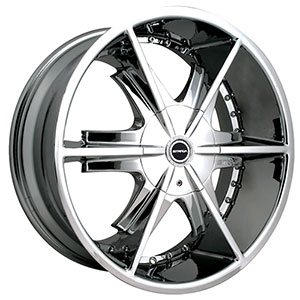 Strada Pistola Chrome 22 X 9.5 Inch Wheels