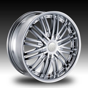 Red Sport RS99 Chrome 22 X 9.5 Inch Wheel