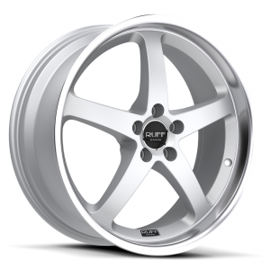 Ruff Racing R357 18X8 Silver Machined