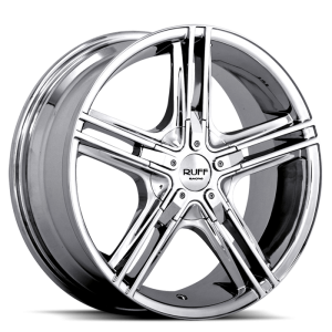 Ruff Racing R933 20X7.5 Gloss Black w/ Machined Face