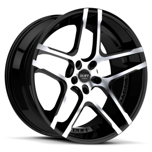 Ruff Racing R954 20X8.5 Gloss Black with Machined Face