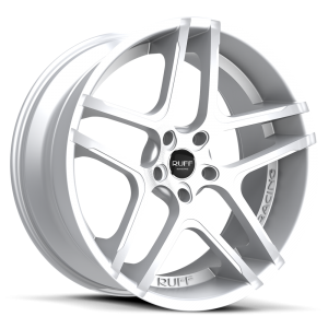 Ruff Racing R954 20X10 Hyper Silver with Machined Face