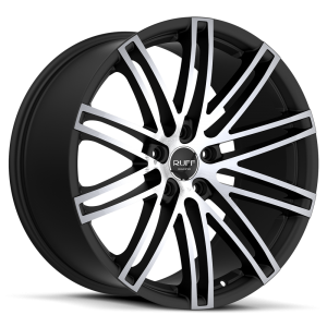 Ruff Racing R955 20X8.5 Matte Black Machined Face