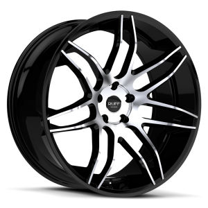 Ruff Racing R960 20X10 Gloss Black with Machined Face