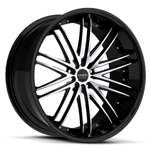 Ruff Racing R980 20X8.5 Gloss Black with Machined Face