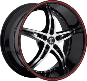 SFOne Number 14 20X8.5 Black Machined