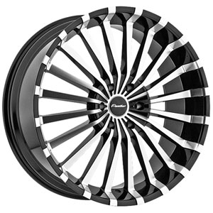 Panther Spline 911 Black 22 X 9.5  Inch Wheel