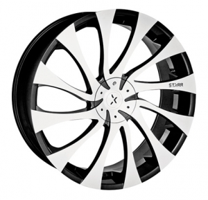 Starr 718 Gatsby 18X7.5 Black
