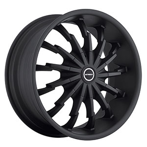 Strada Stiletto Stealth Black 22 X 8.5 Inch Wheels