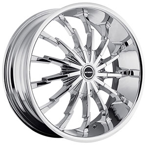 Strada Stiletto Chrome 20 X 8.5 Inch Wheels