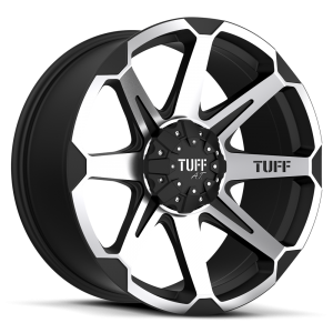 Tuff T-05 20X9 Flat Black with Machined Face