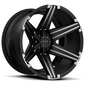 Tuff  T-12 20X10 Satin Black with Milled Accents