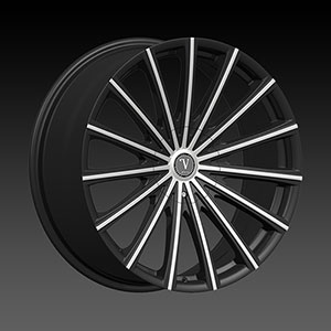 Velocity vw10 Black Machined 22 X 9.0 Inch Wheel