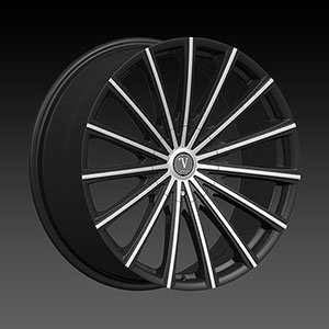 Velocity vw10 Black Machined 22 X 8.0 Inch Wheel