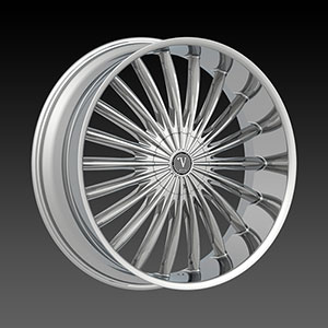Velocity vw11 Chrome 24 X 9.5 Inch Wheel