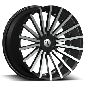 Velocity VW 17B 22X9.5 Black Machined