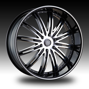 Velocity vw865B Machined 24 X 10 Inch Wheel