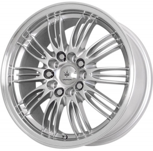 Verde Havoc 15X6.5 Hyper Silver with Machined Lip